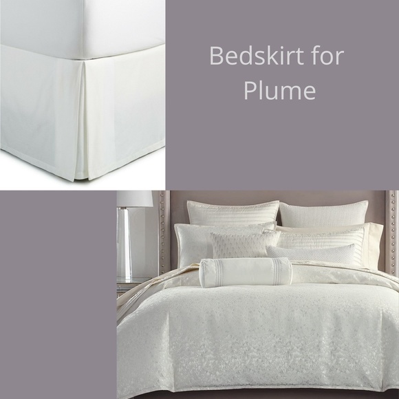 NIB $135 [ Queen ] Bedskirt for Hotel Collection‎ Plume - Picture 8 of 8